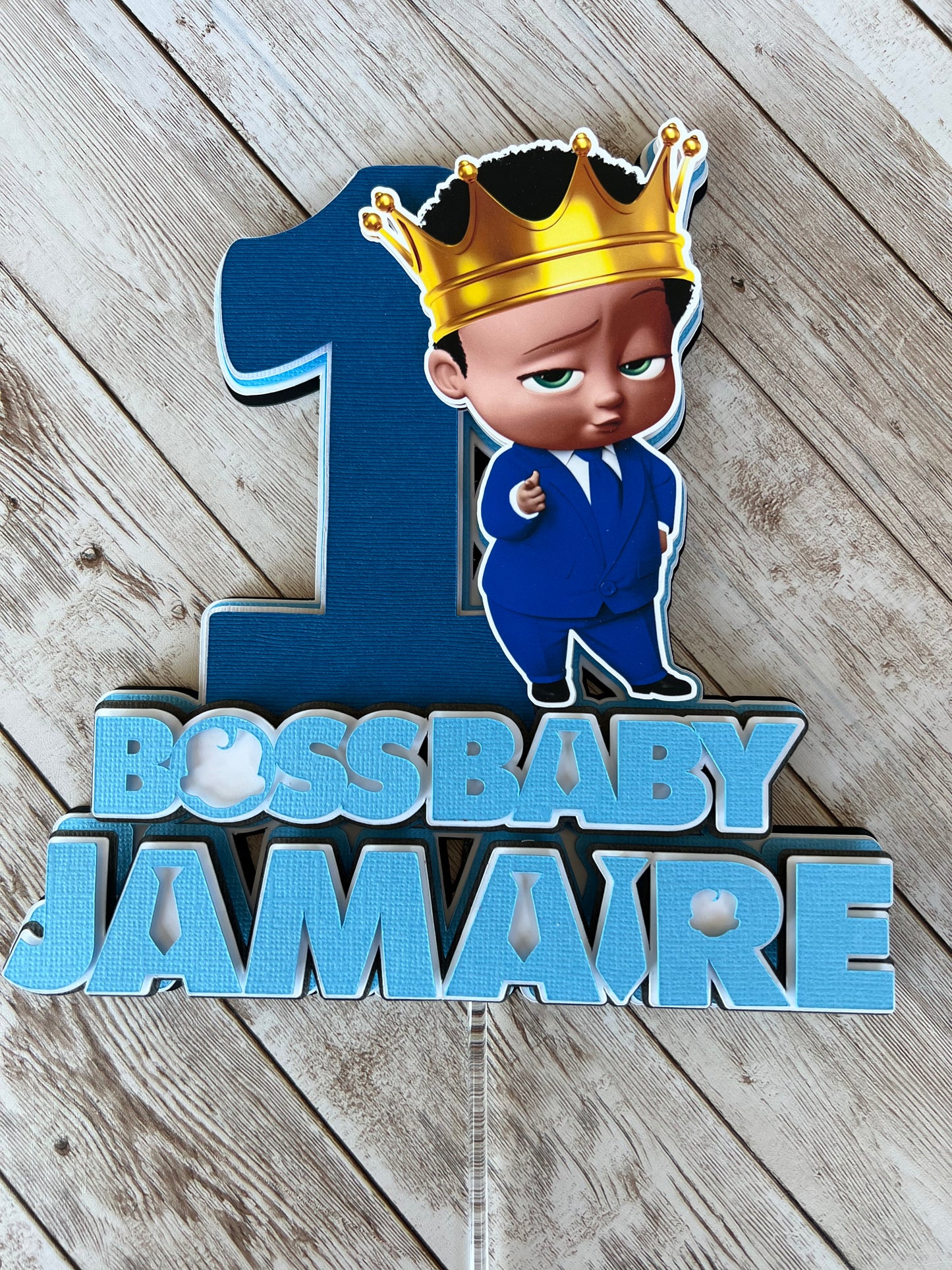 boss baby cake topper