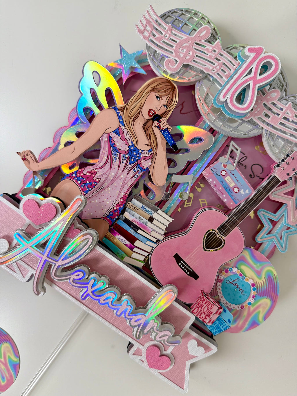 Taylor swift cake topper