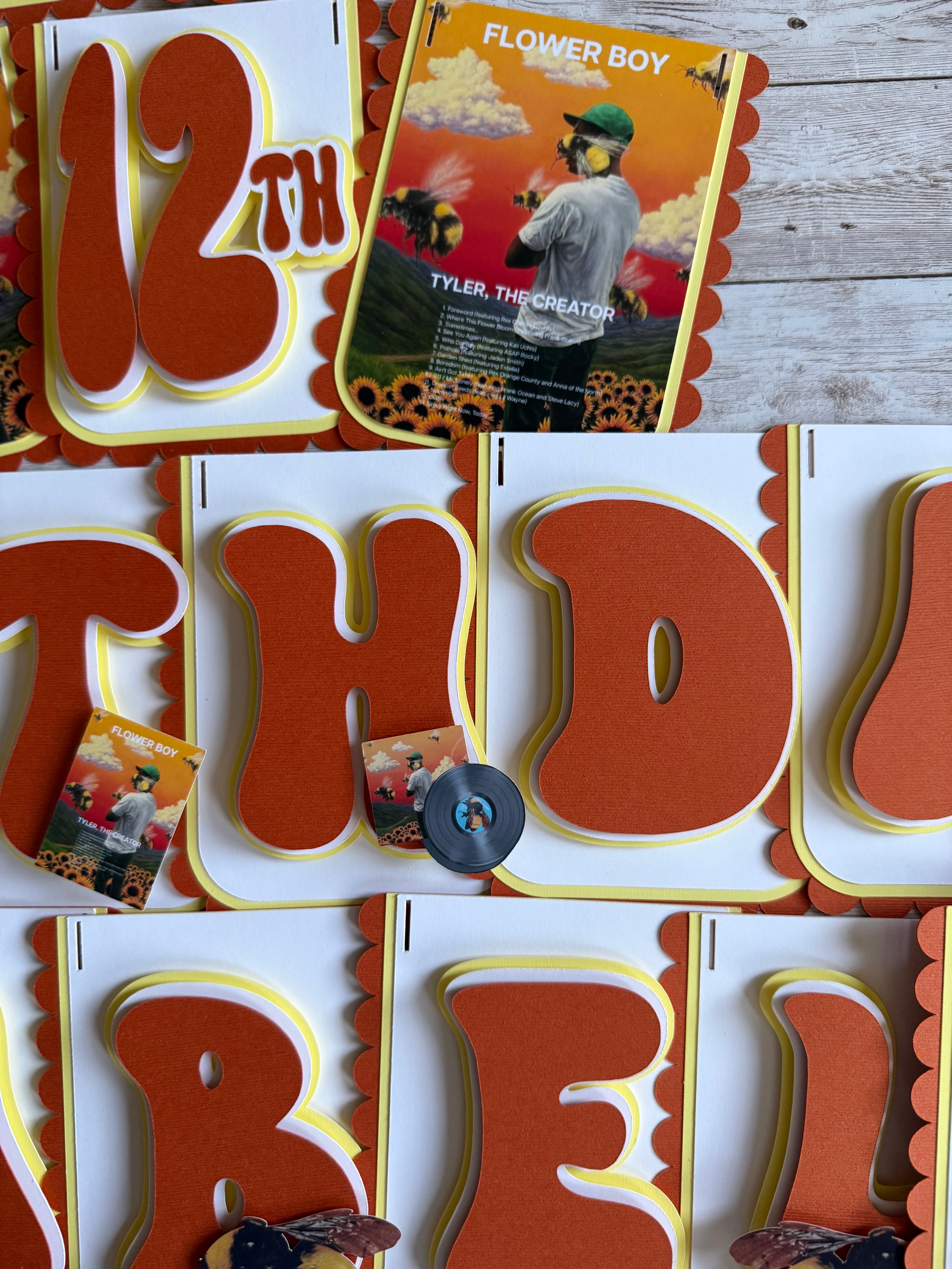 The Creator Flower Boy Birthday Banner