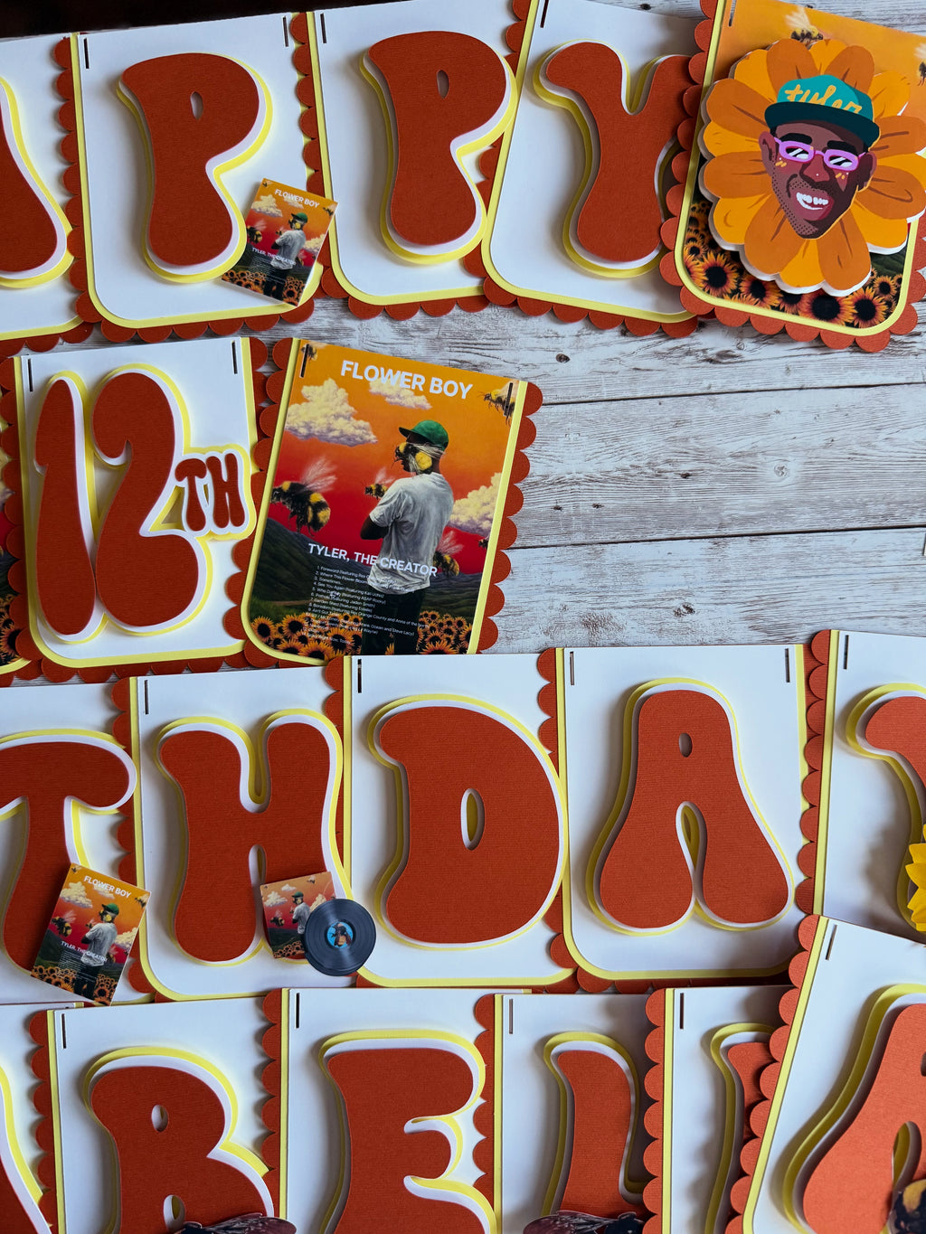 The Creator Flower Boy Birthday Banner