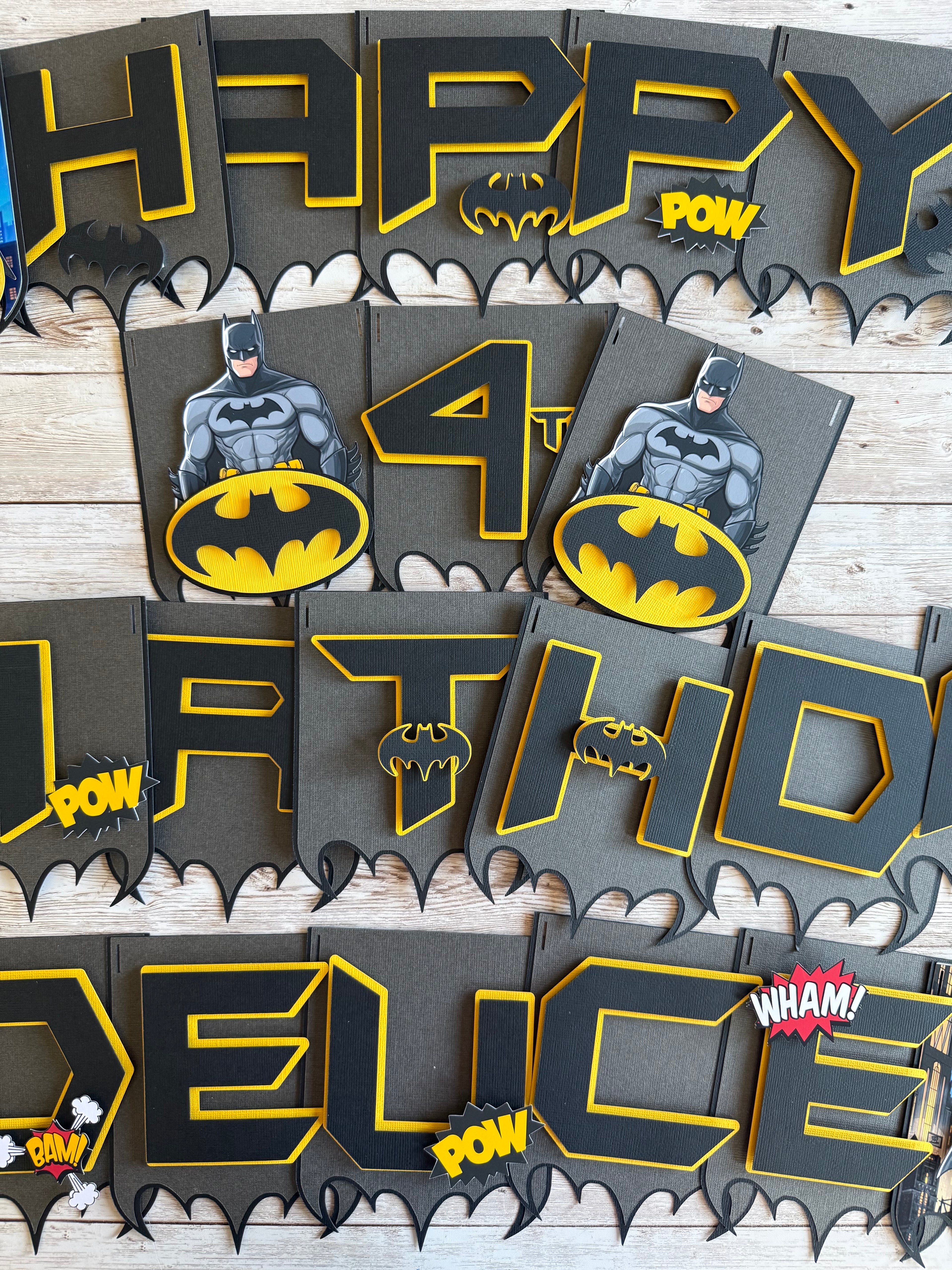 Bat Birthday Banner