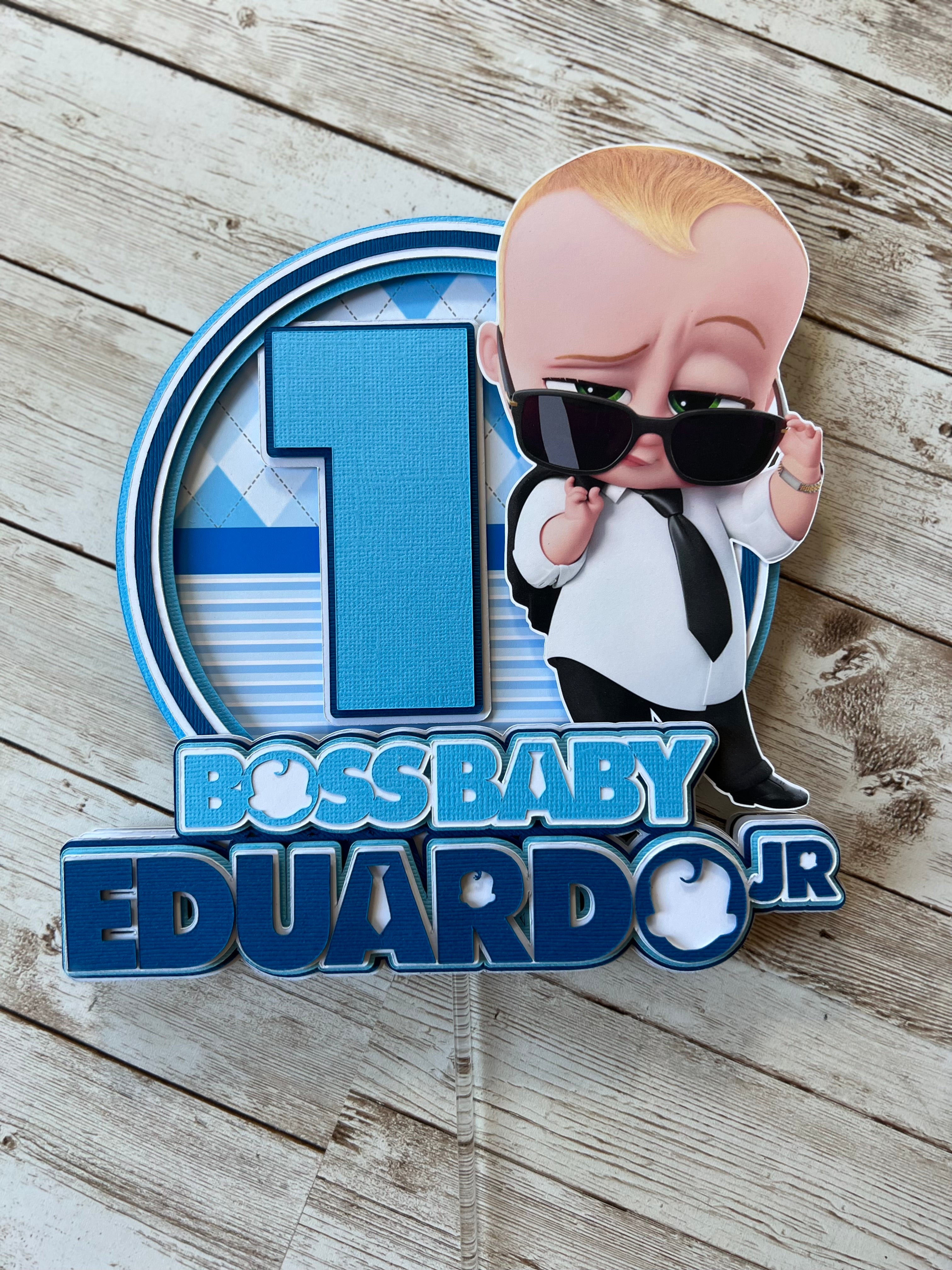boss baby cake topper