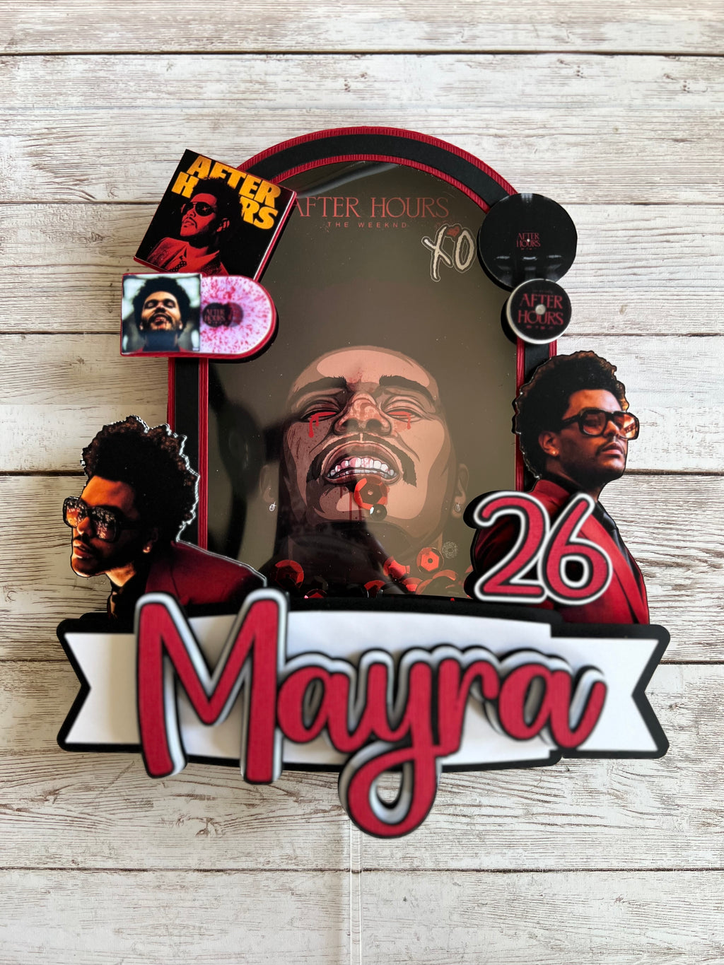 Weeknd Cake Topper