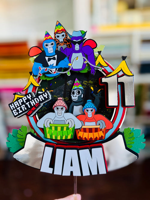 Gorilla Cake Topper