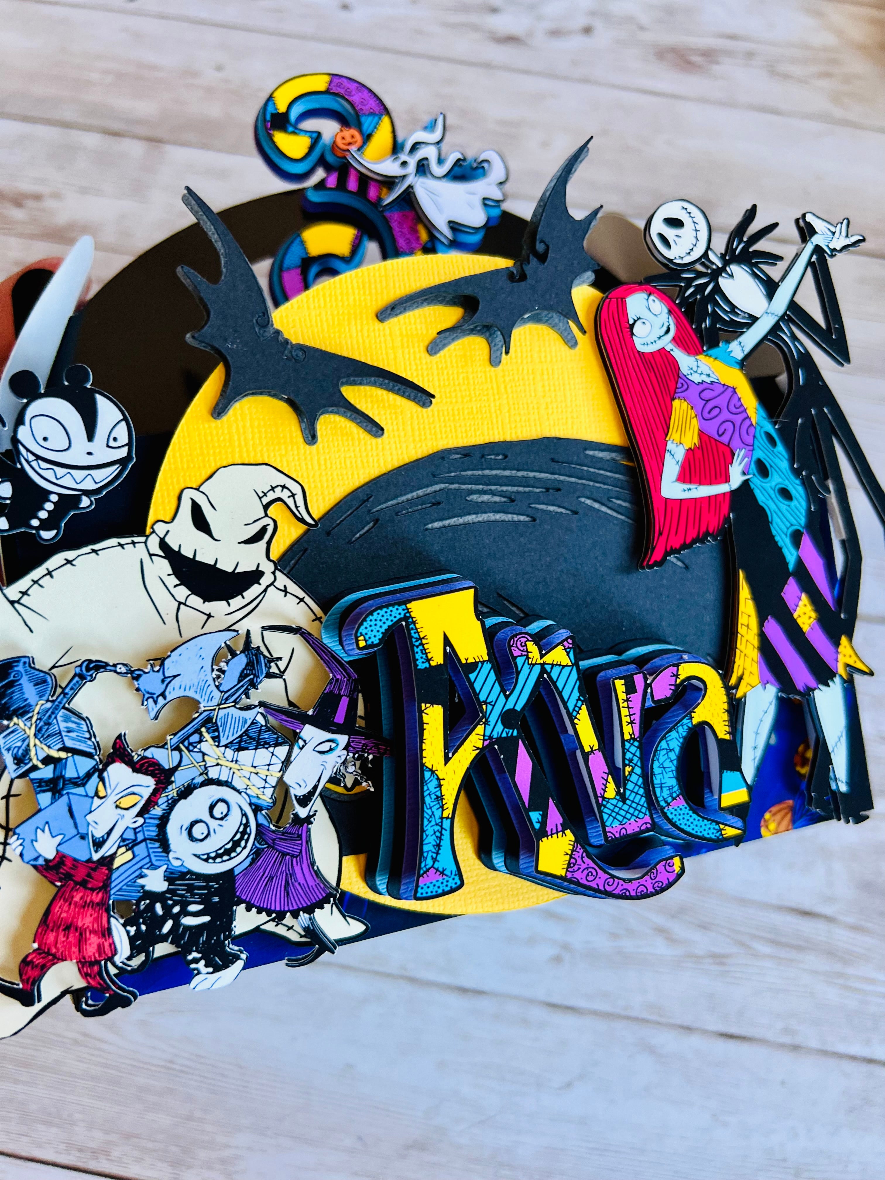 Jack and sally favor boxes