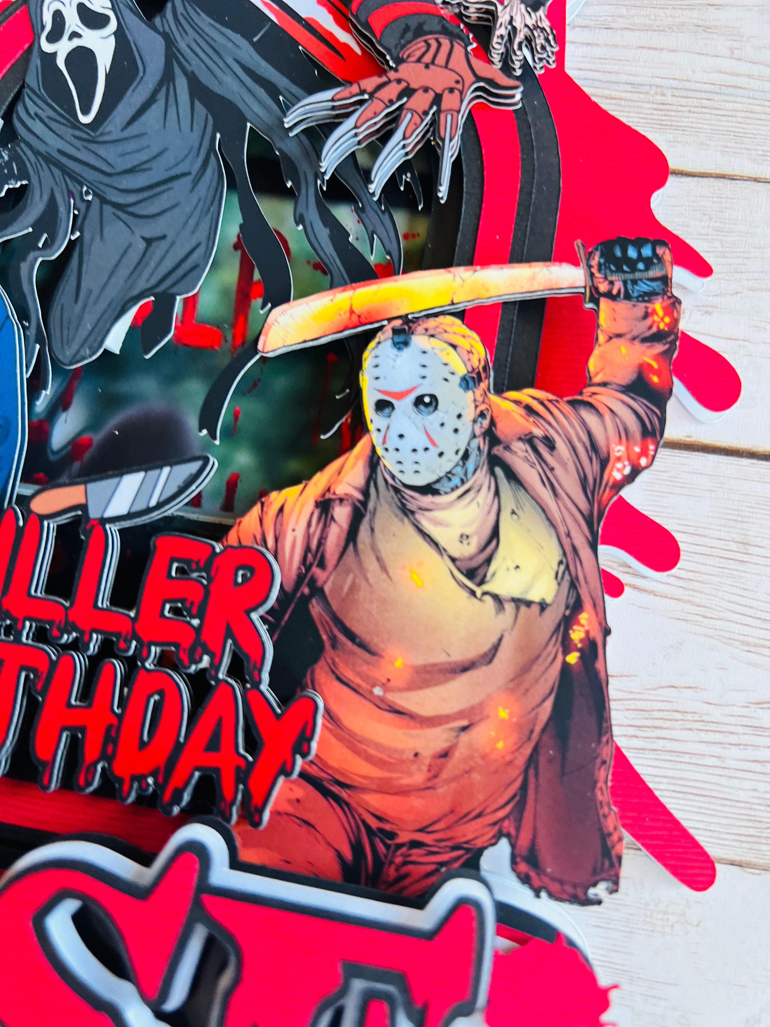 Jason Voorhees cake topper