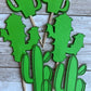 Cactus cupcake toppers