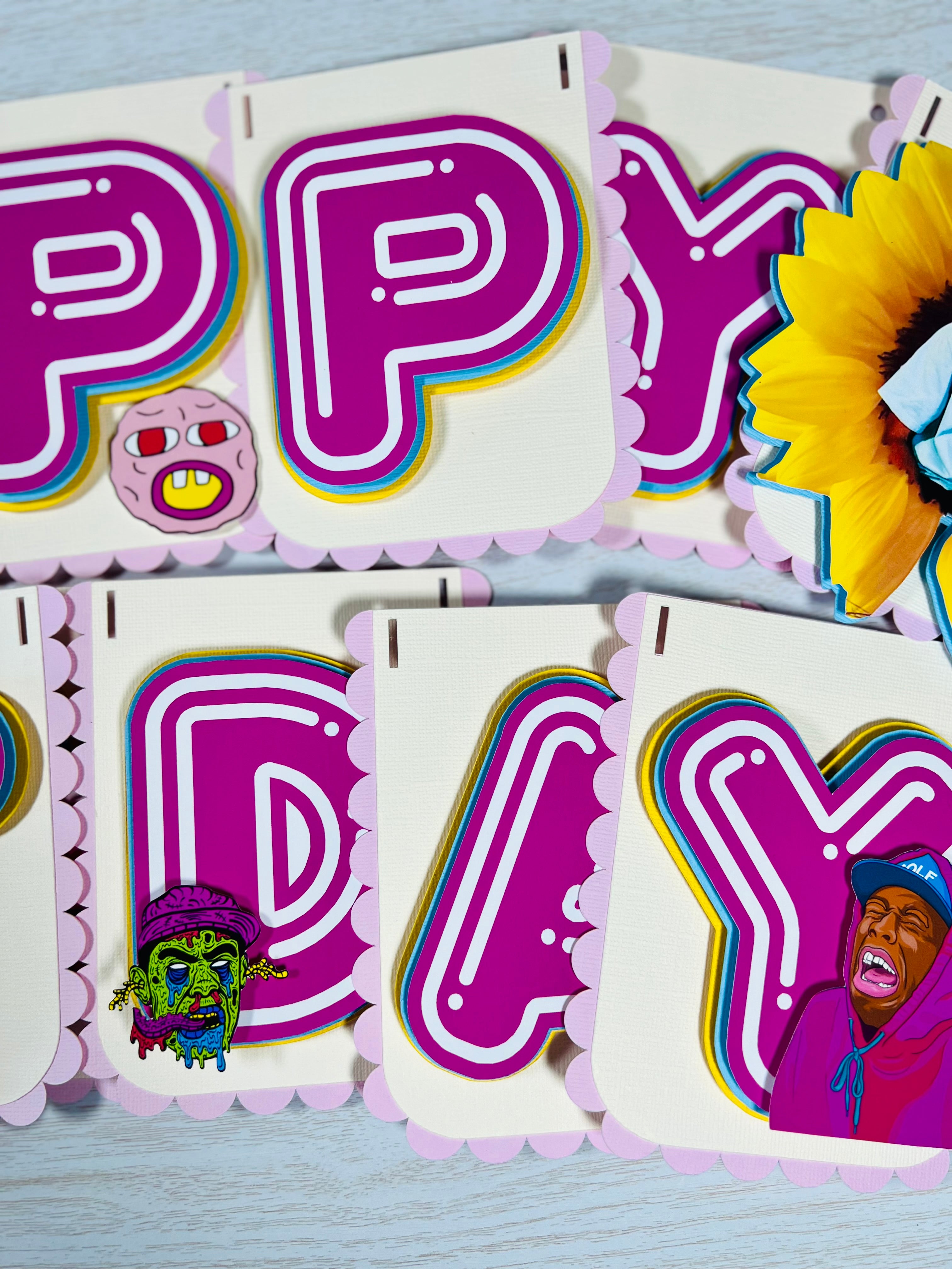 Tyler the creator birthday banner