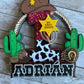 My first rodeo cake topper