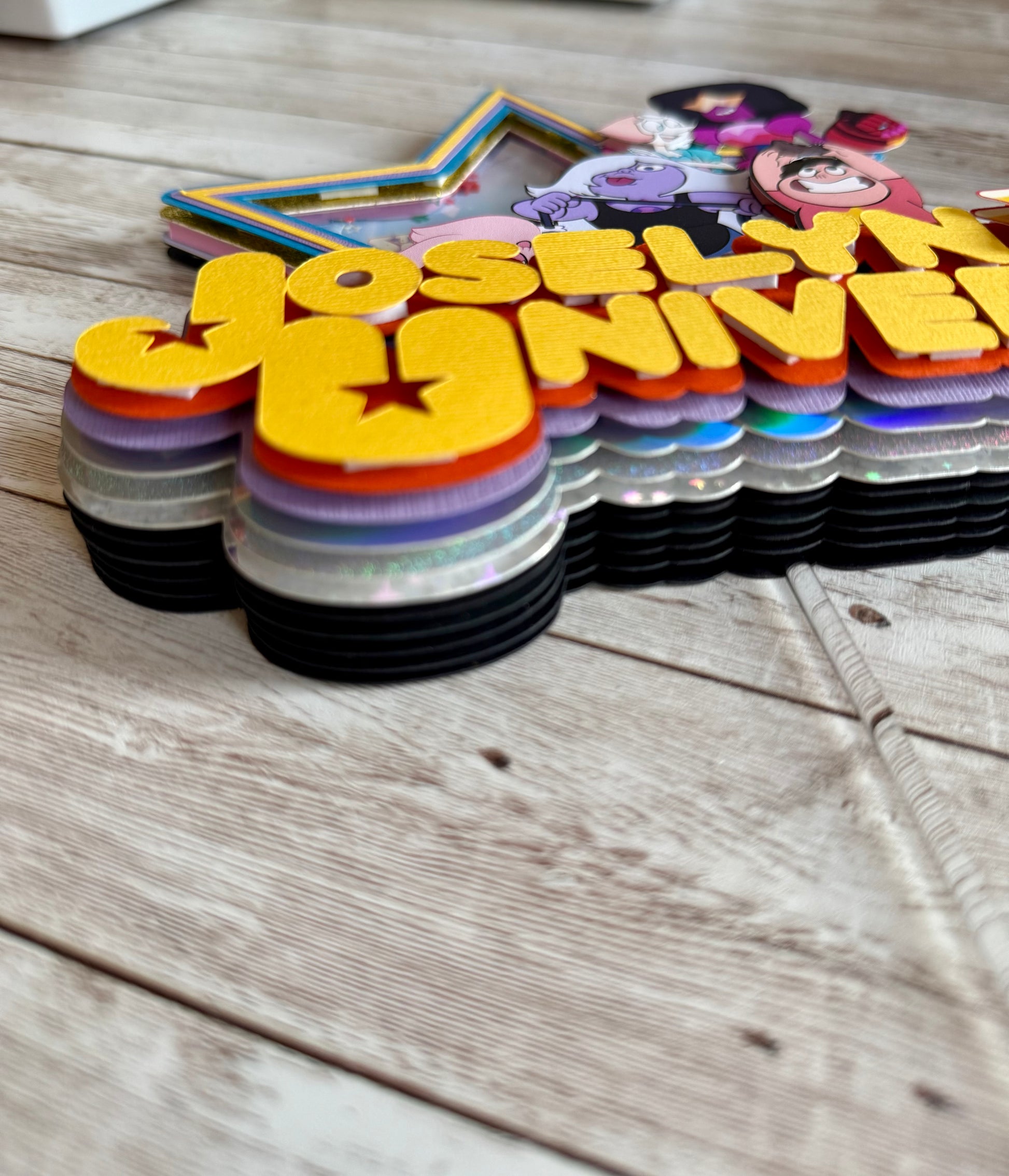Steven universe cake topper let