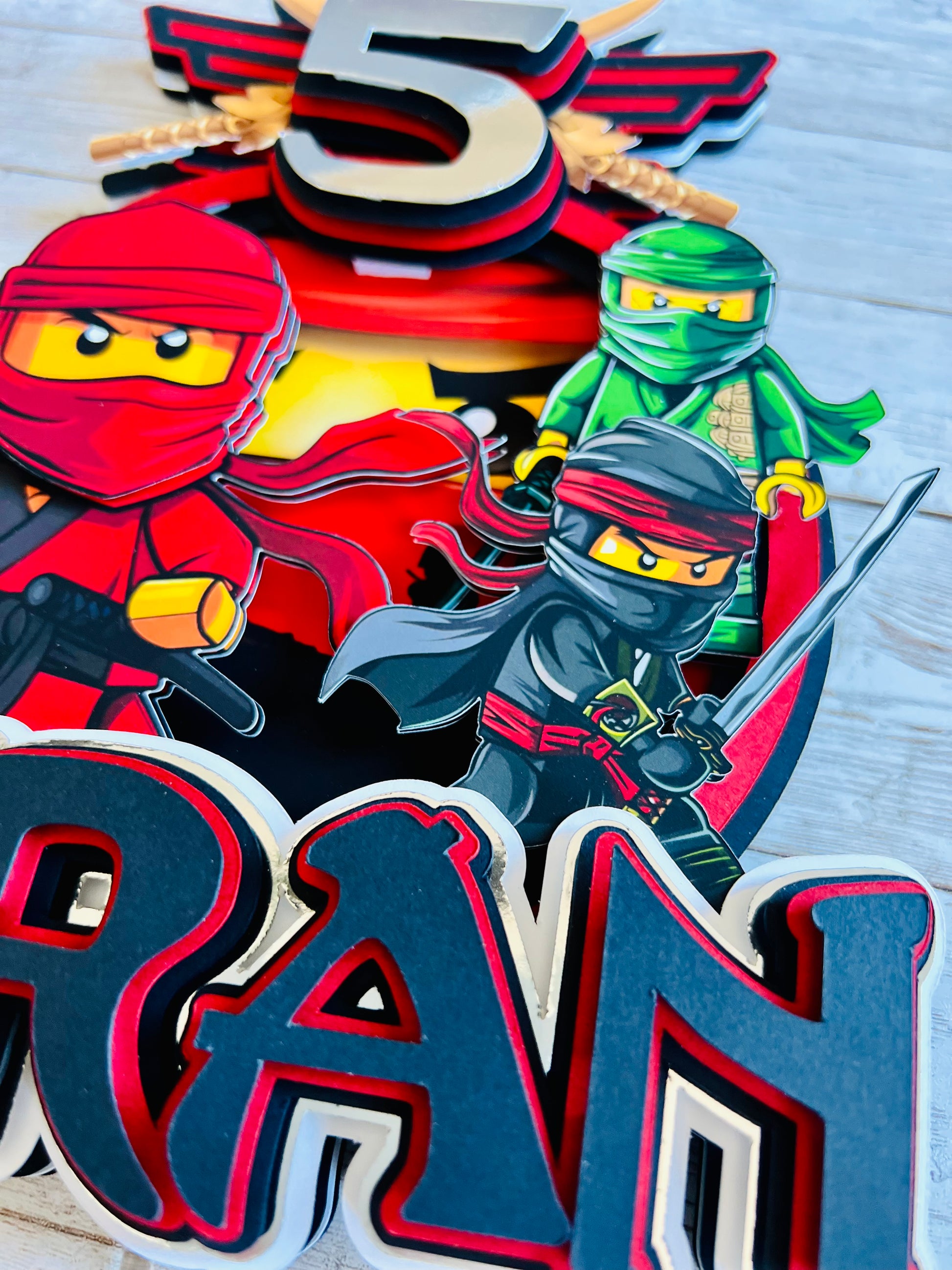 Ninjago Cake Topper – Yoryina Creations