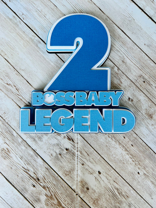 Boss Baby Cake Topper