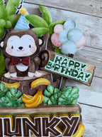 Monkey Cake topper