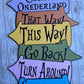 Alice in Wonderland Custom Arrow Signs