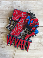 Spiderman cake topper