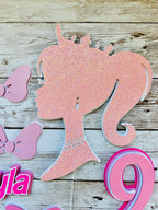 Barbie cake topper