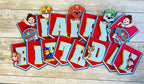 Paw Patrol birthday banner
