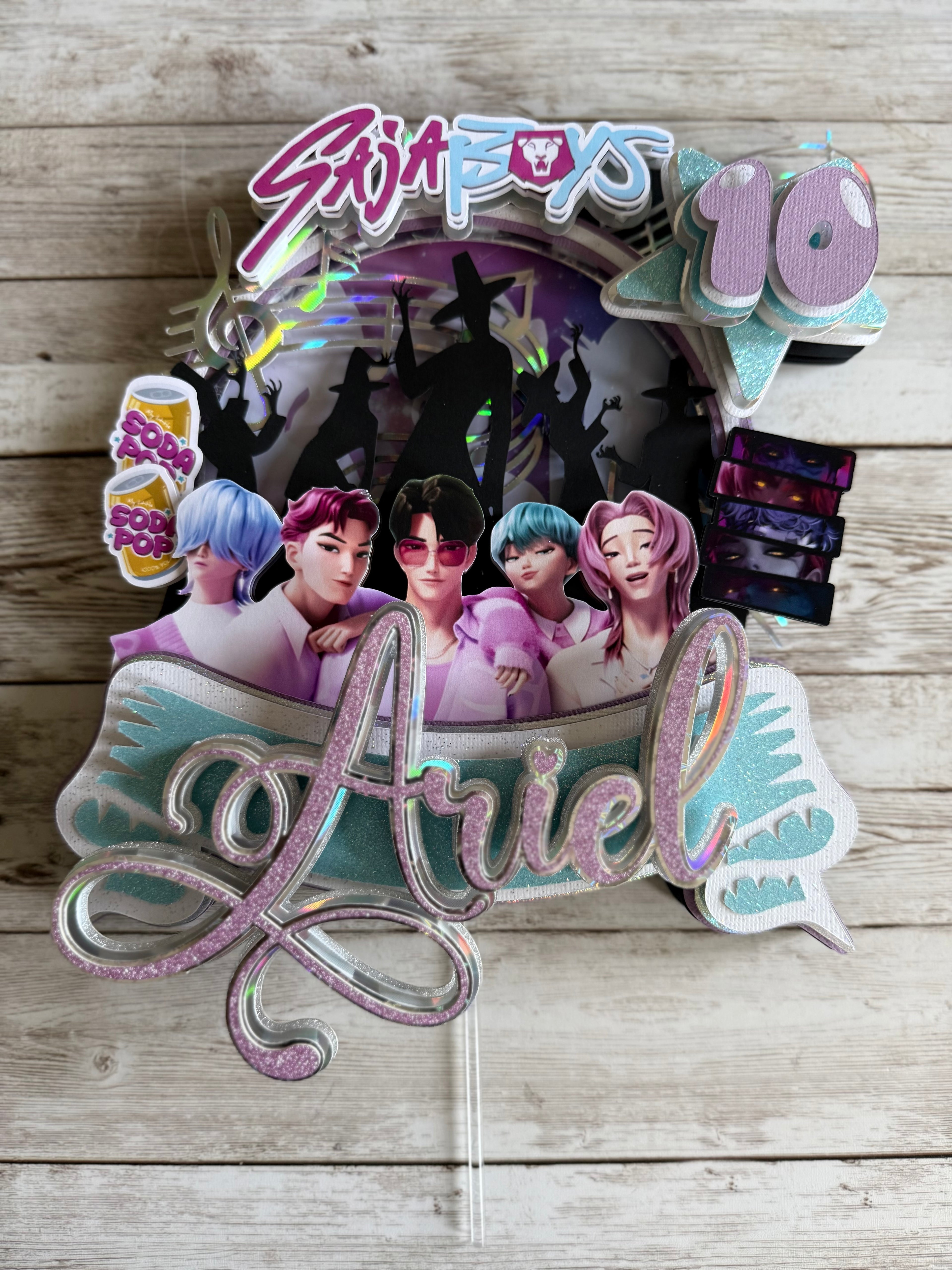 Saja Boys Cake Topper