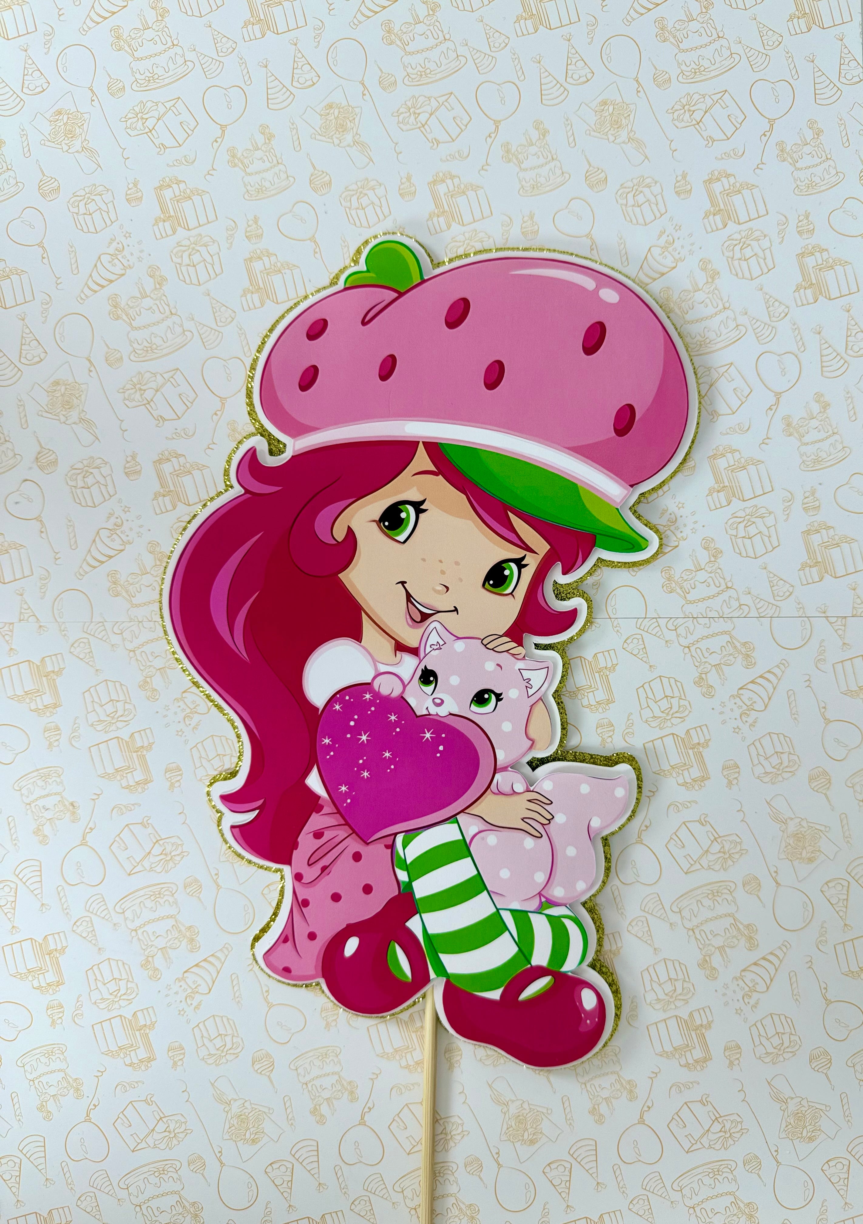 Strawberry shortcake centerpieces 