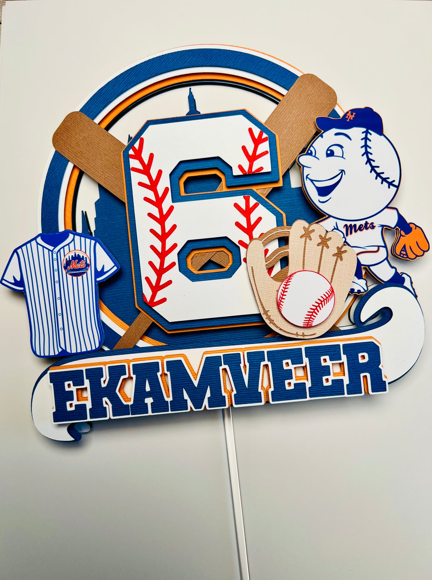 Mets Cake Topper