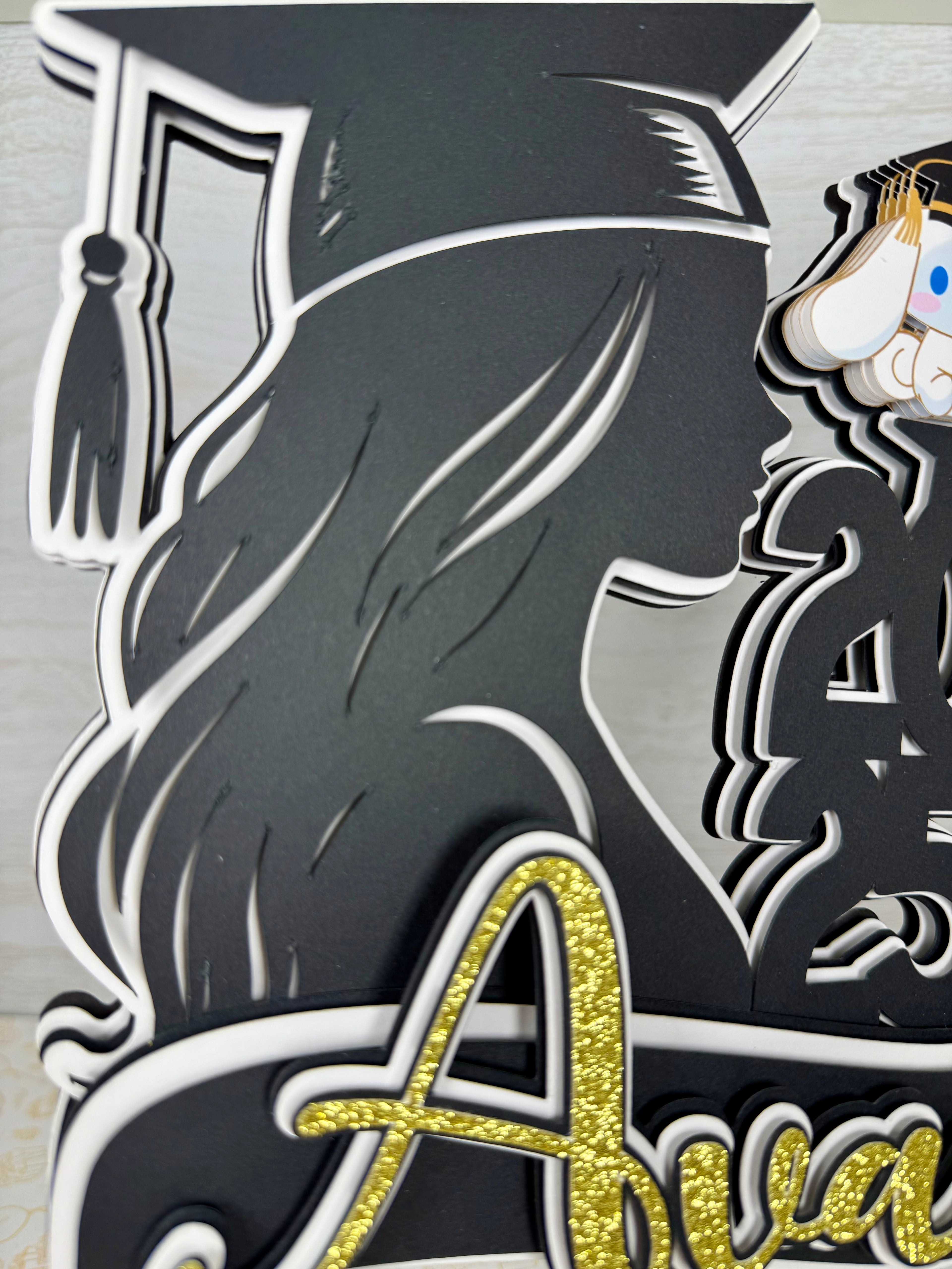 Graduation cake topper 