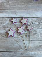 Stars cupcake toppers
