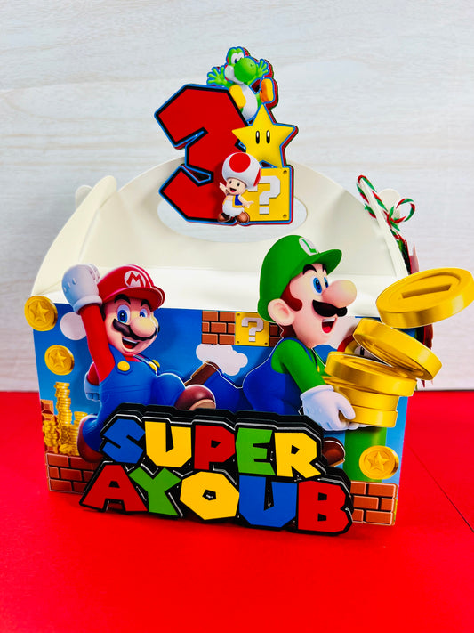Super Mario favor boxes