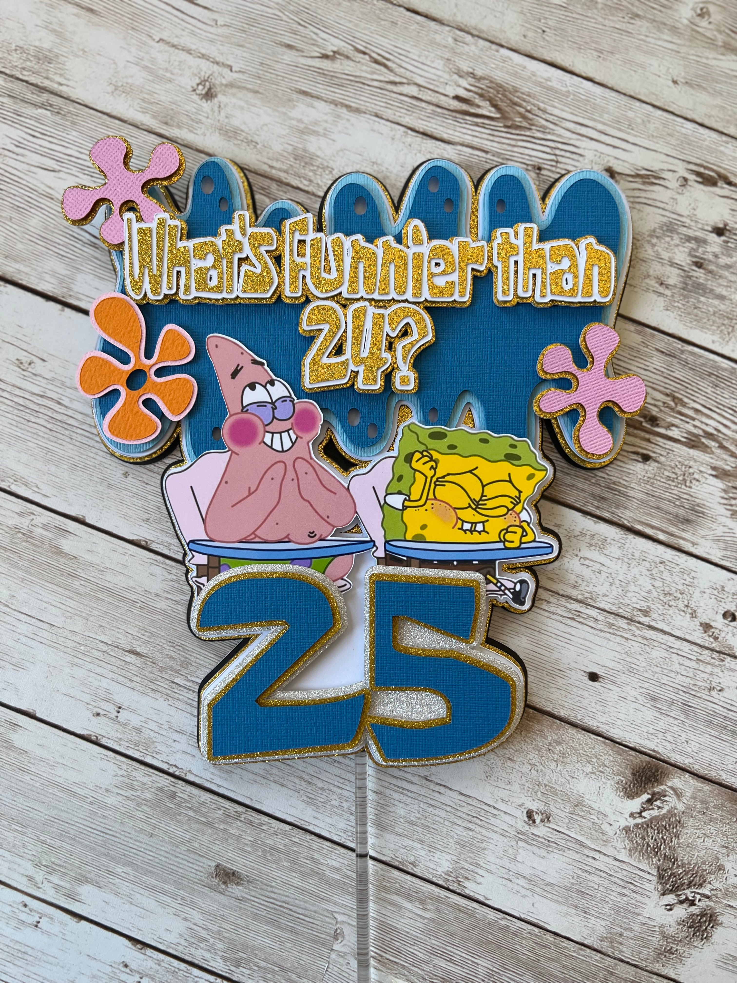 what's funnier than 24 cake topper
