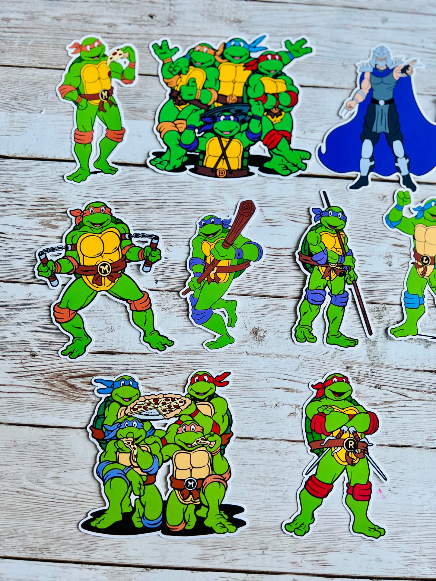 TMNT cupcake Toppers