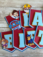 Paw Patrol birthday banner