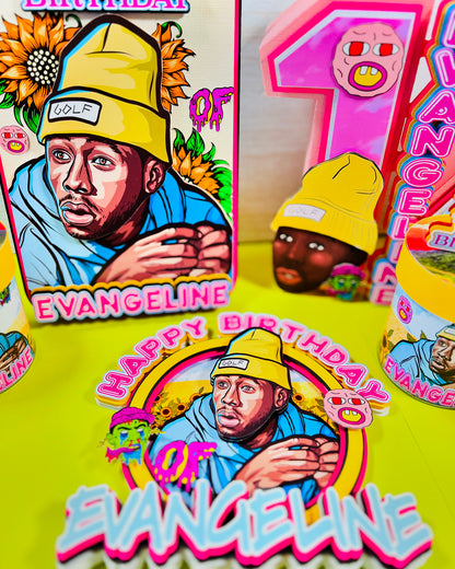 Cherry Bomb Tyler the Creator 3D numbers 