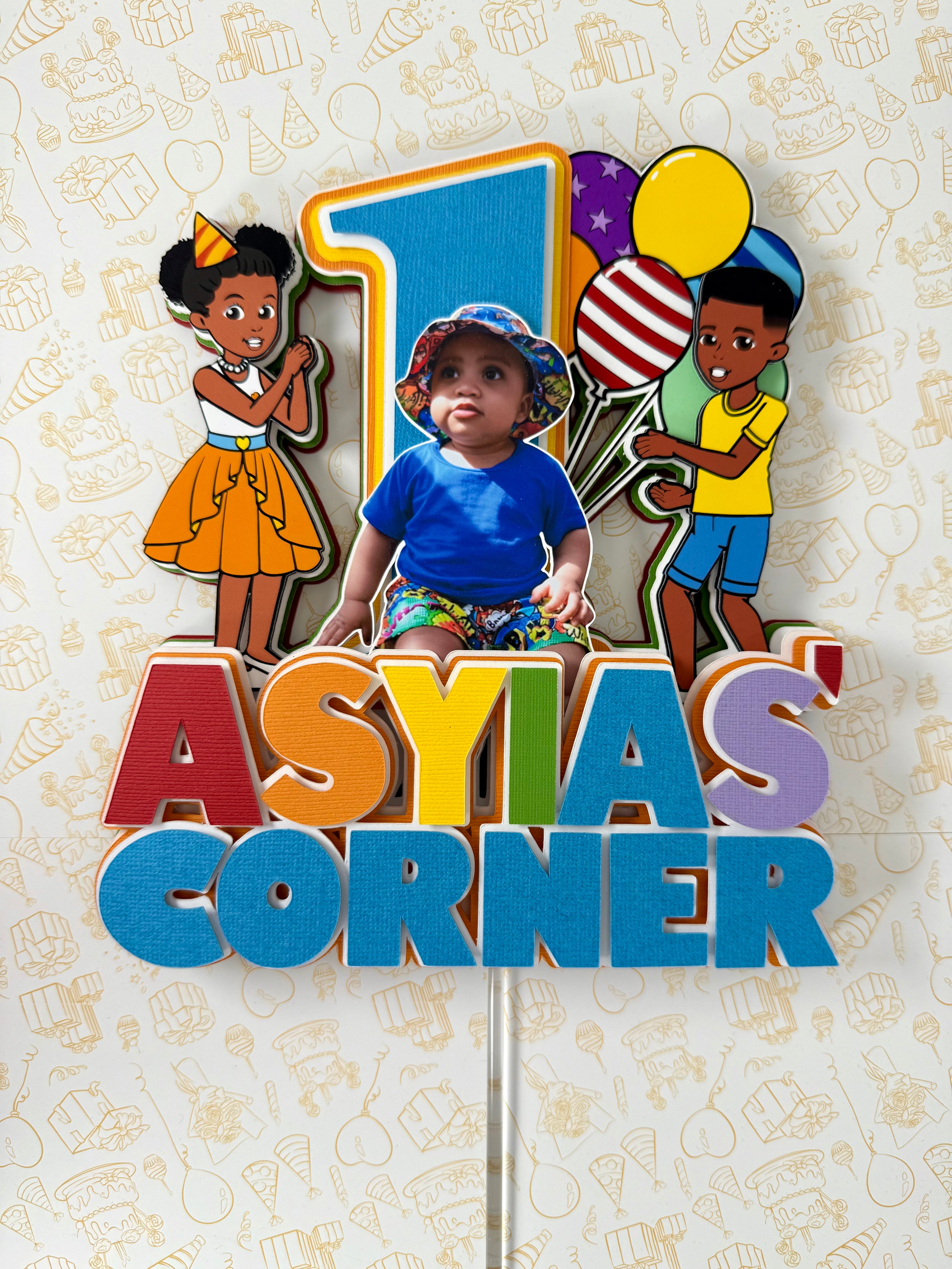 Gracie’s Corner Cake Topper