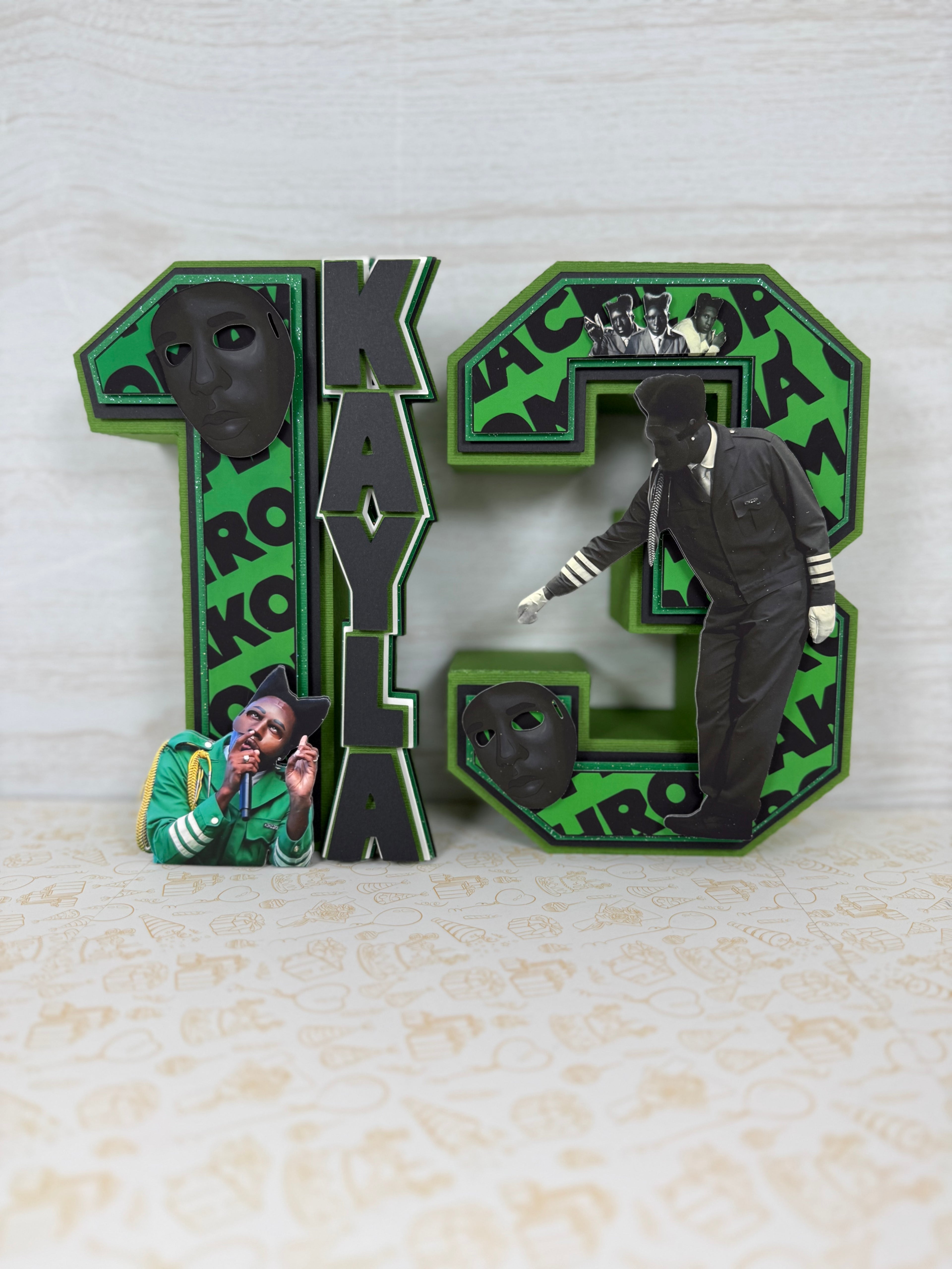 TYLER THE CREATOR 3D NUMBER
