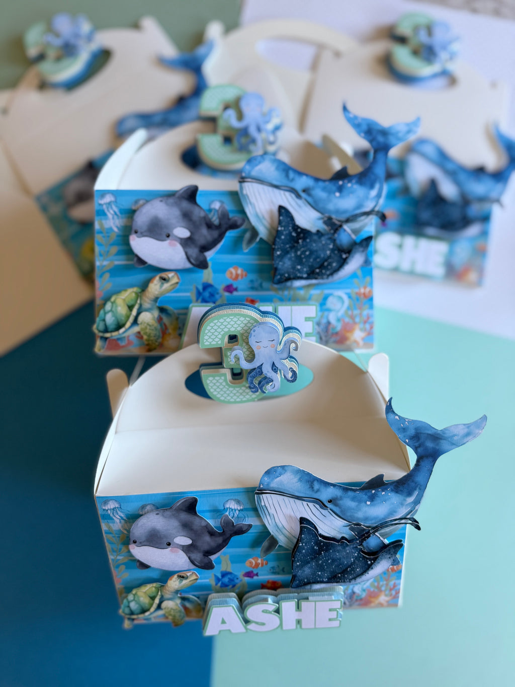 Under The Sea Favor Boxes