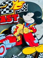 mickey mouse roadster cake topper