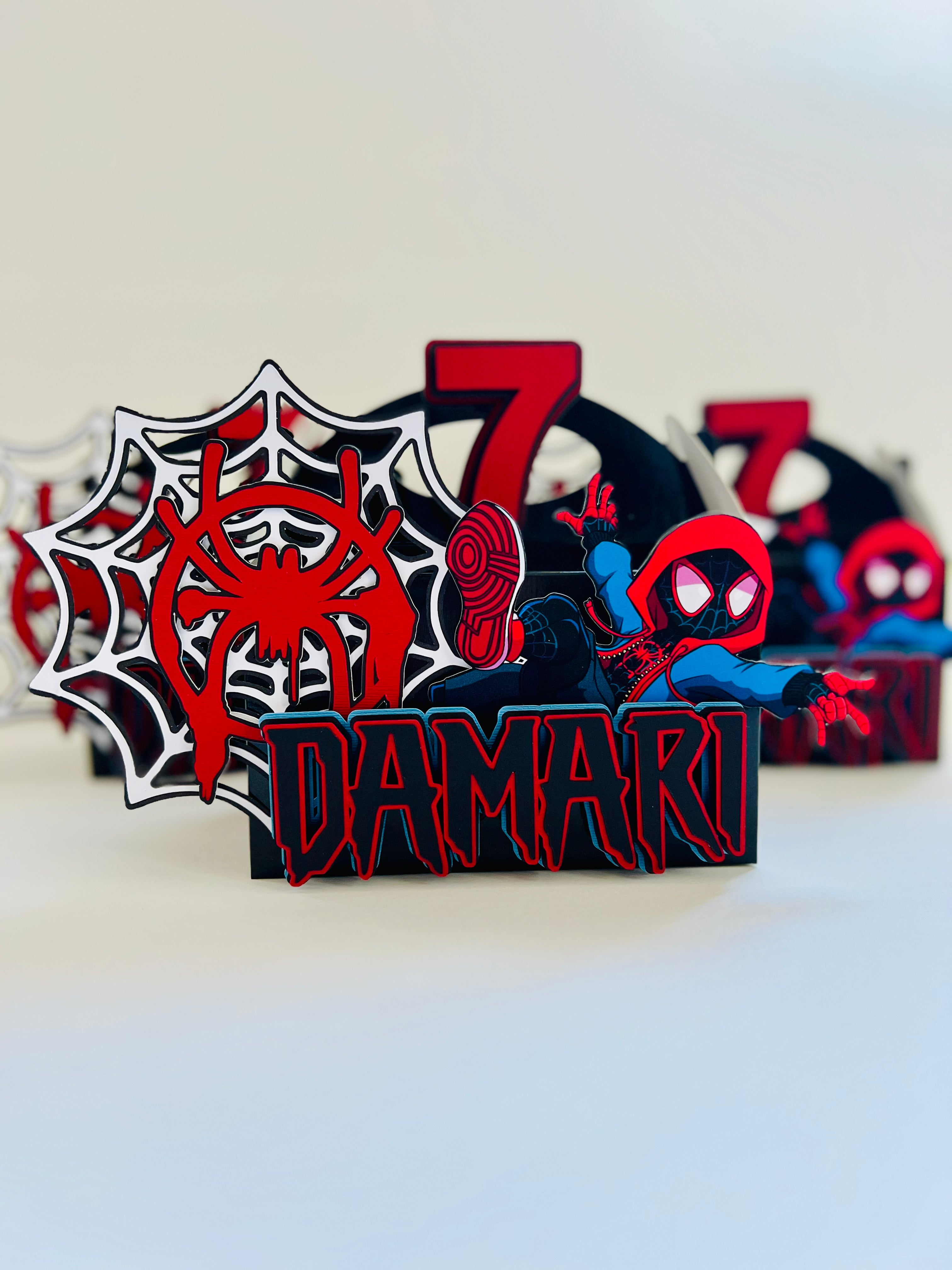 Miles Morales Favor Boxes