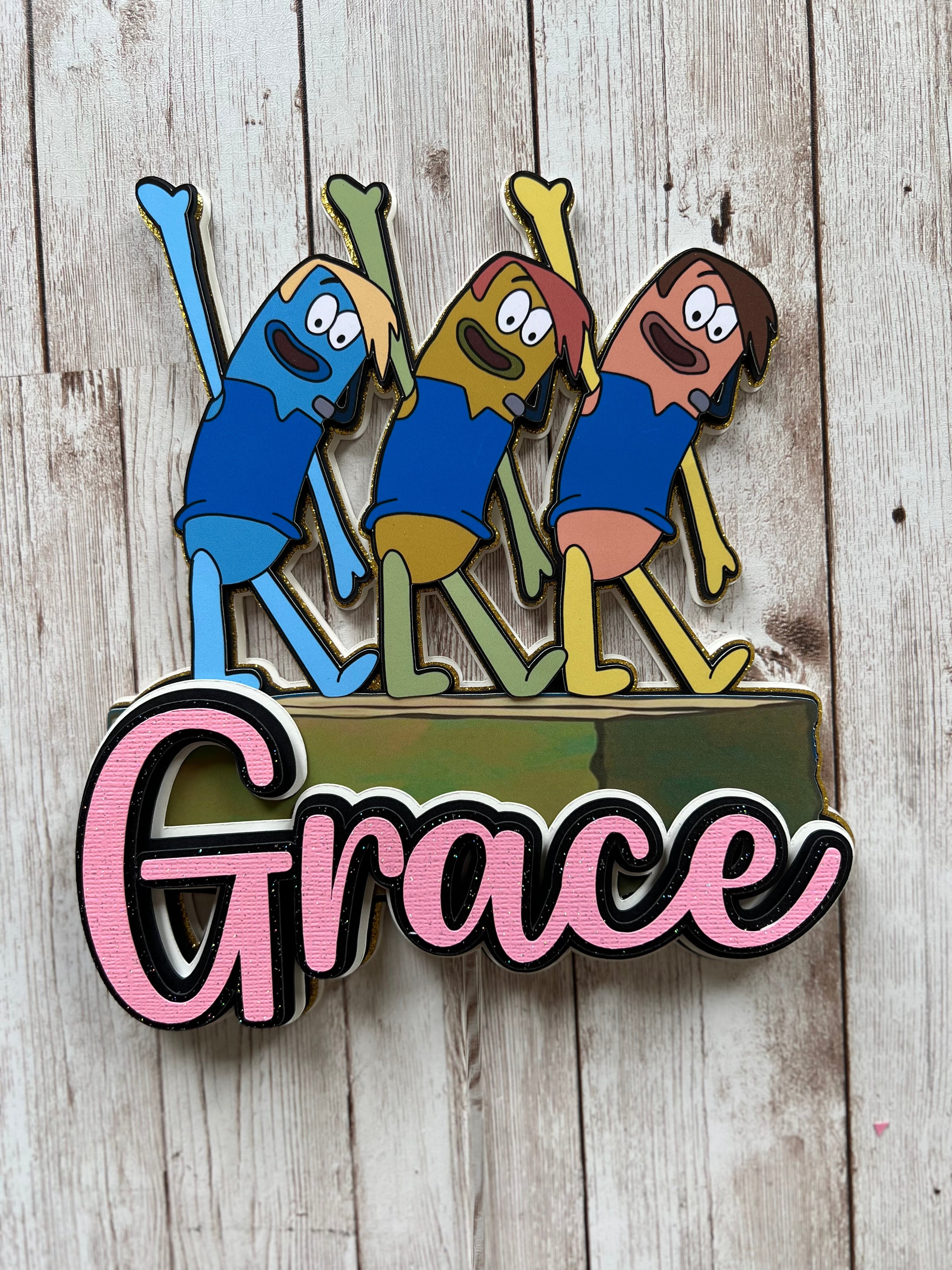 Boys Who Cry Cake Topper