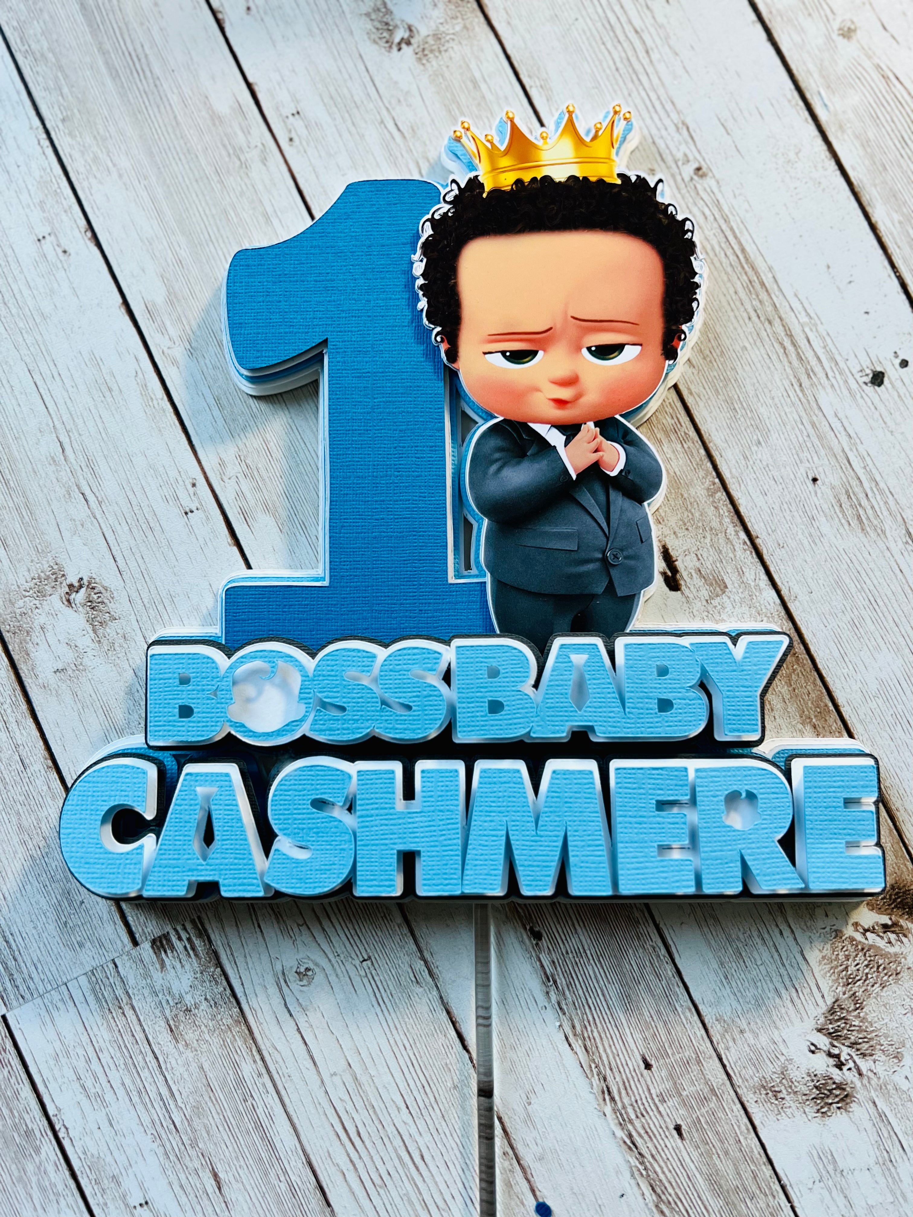 boss baby cake topper