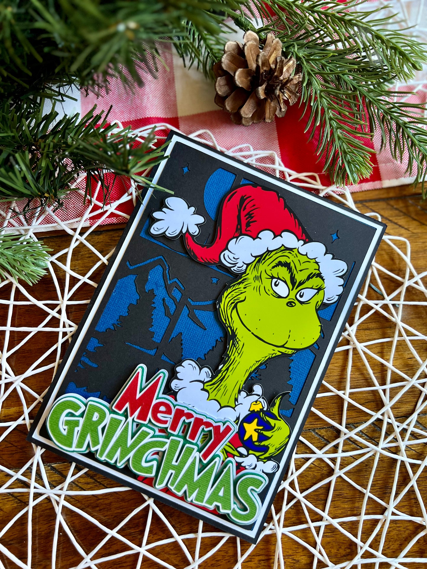 Grinch Christmas card