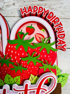 Berry First Cake Topper