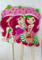 strawberry shortcake centerpieces