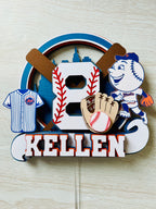 BASEBALL CAKE TOPPER