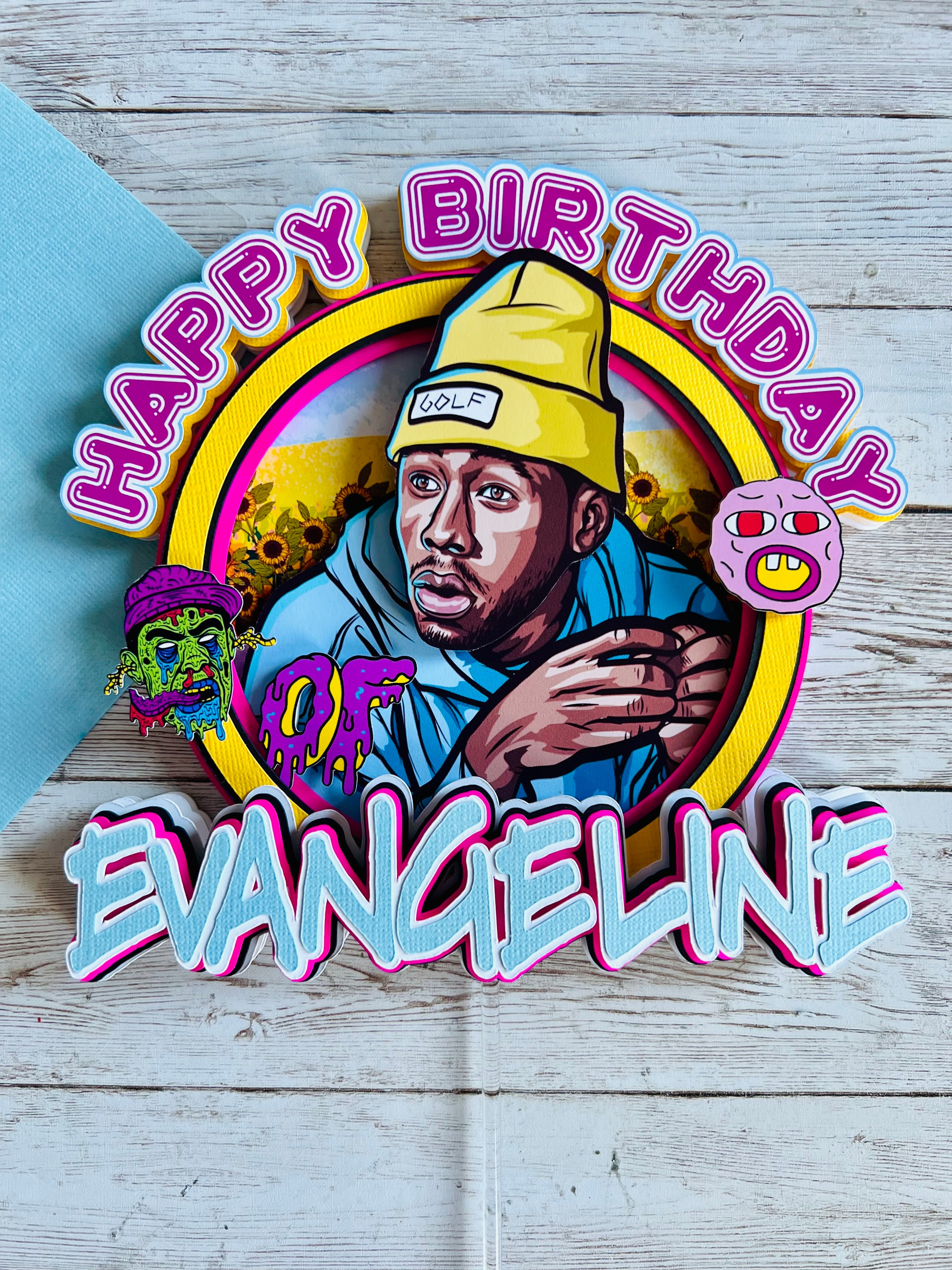 tyler the creator cake topper