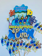 Boys who cry cake topper