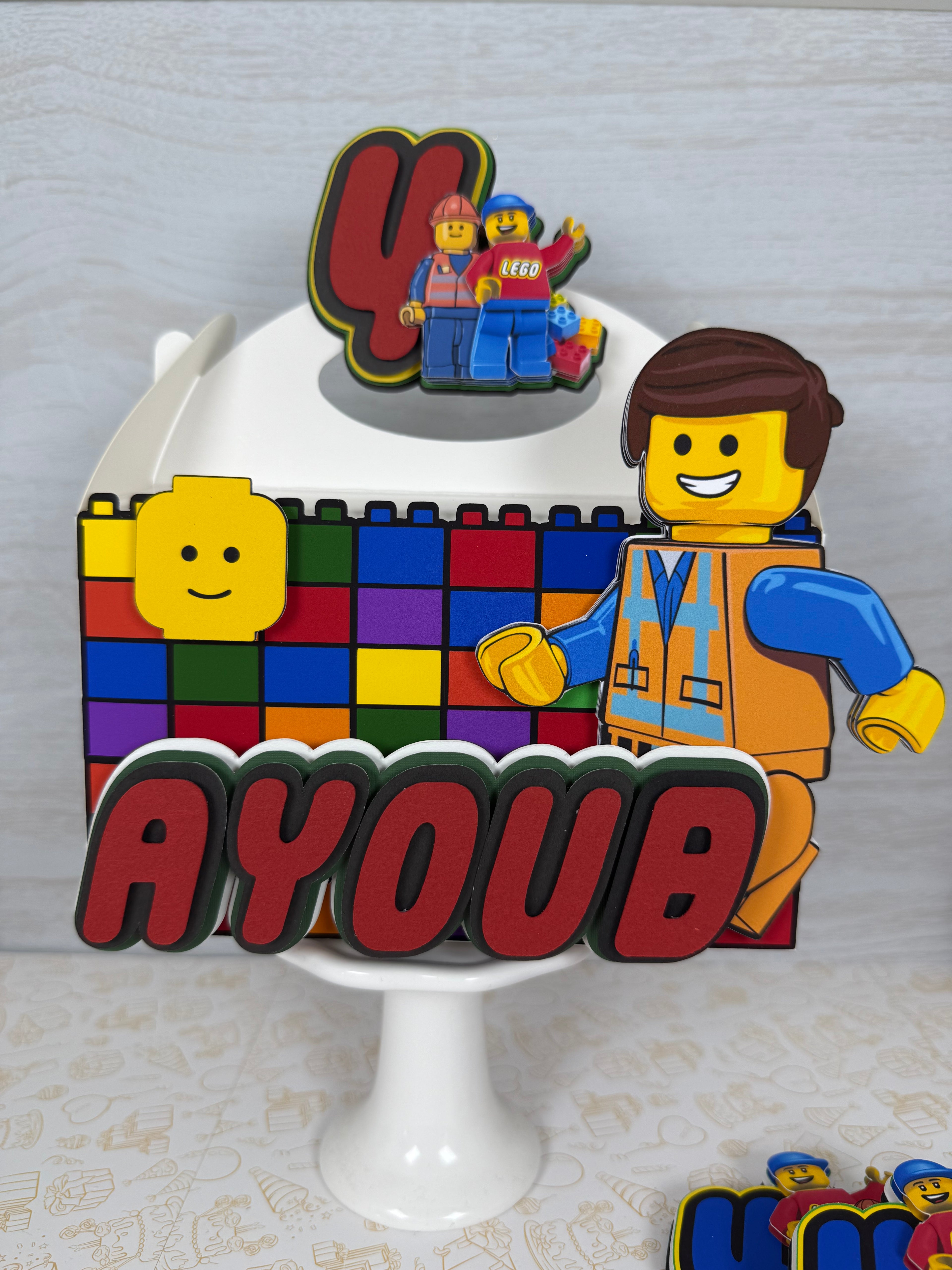 Lego favor boxes