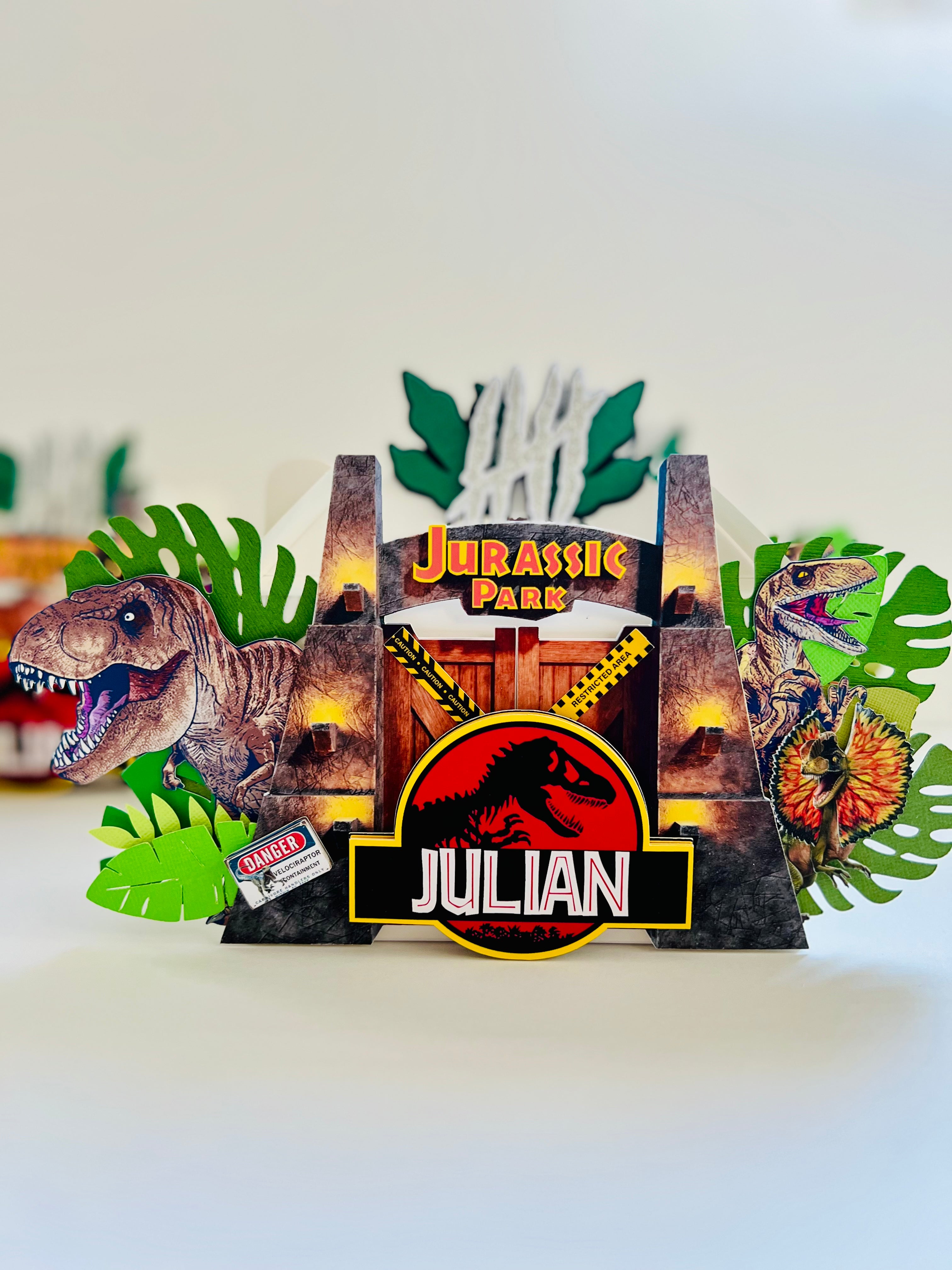 Jurassic Park Favor Boxes