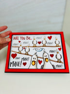 Will You Be Mine Valentine Card