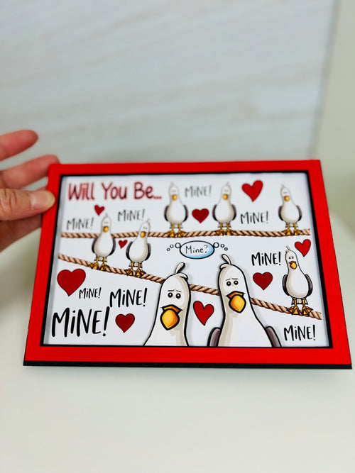 Will You Be Mine Valentine Card