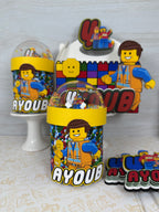 Lego personalized Pringles cans perfect