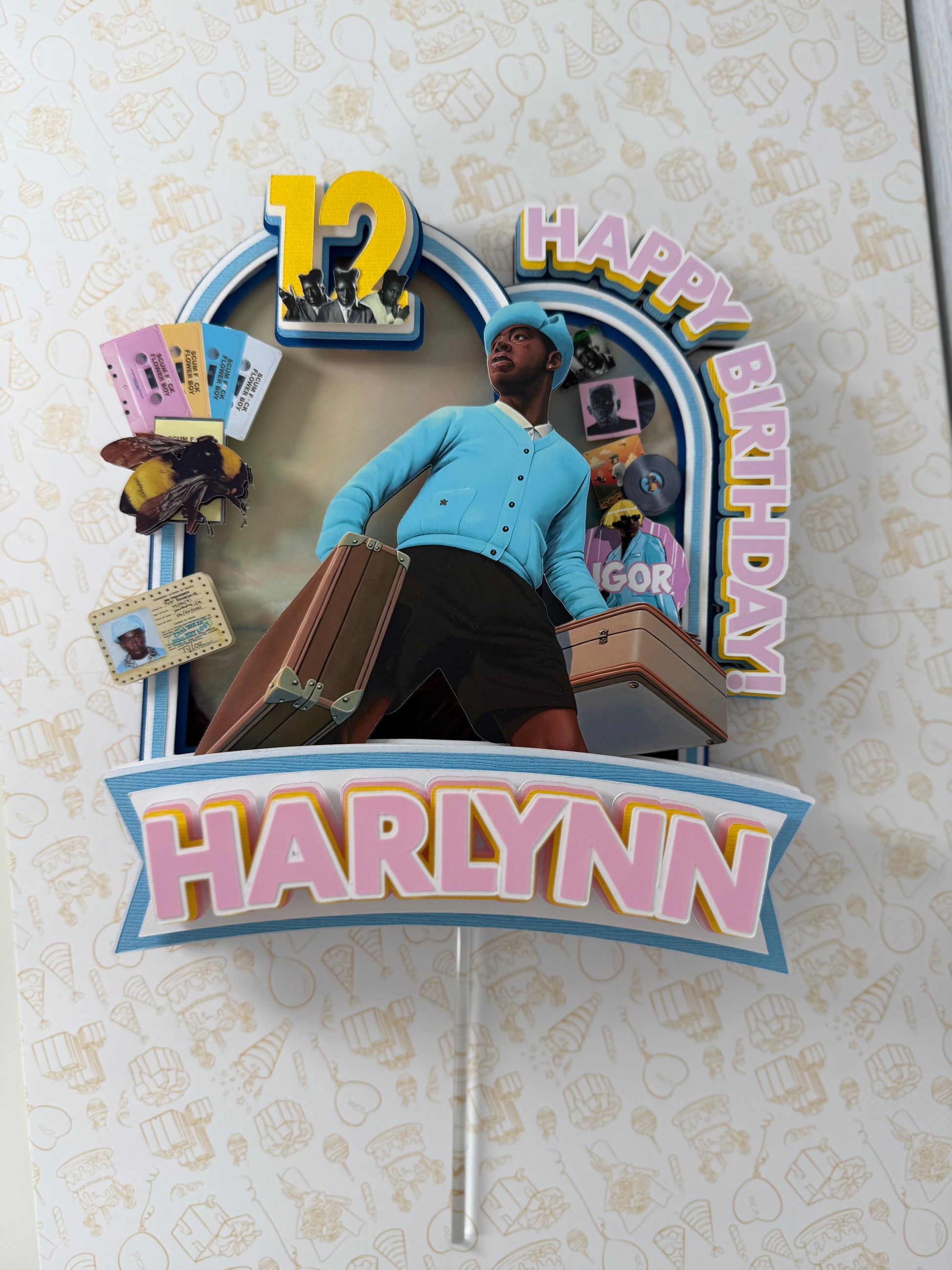Call Me If You Get Lost The Creator Cake Topper